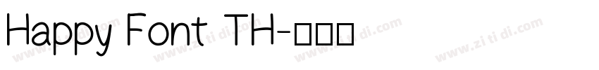 Happy Font TH字体转换